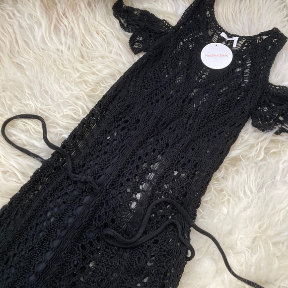 SEE BY CHLOÉ Scoop Neck Midi Length Dress - Picture 4 of 10